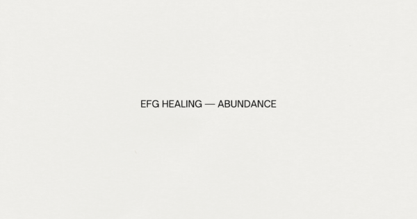 EFG HEALING SESSION FOR ABUNDANCE