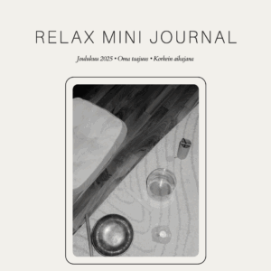RELAX BY EMMI - MINI JOURNAL JOULUKUU 2025